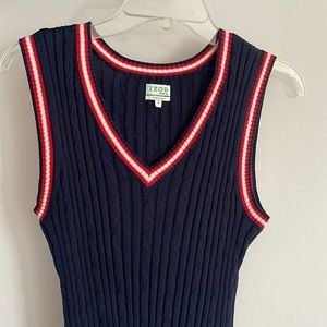 Vintage Izod knit sweater vest